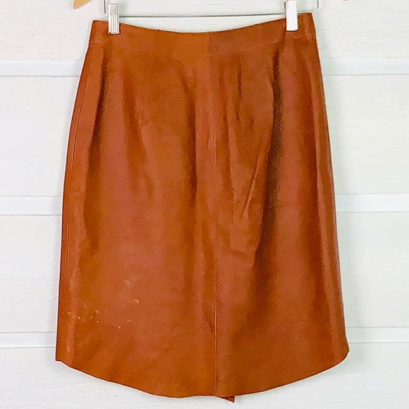 ILLIA Buckskin Suede Asymmetrical Wrap Skirt - Picture 4 of 6